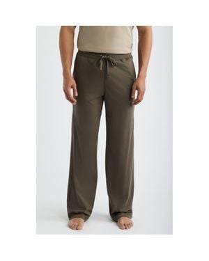 Daniel Buchler Peruvian Pima Cotton Lounge Pants - Brown