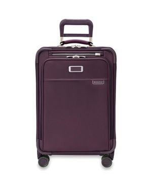 Briggs & Riley Baseline Essential 22-Inch Expandable Spinner Carry-On Bag - Purple
