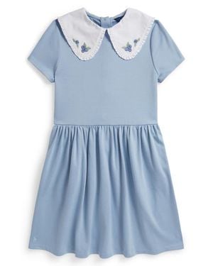 Polo Ralph Lauren Kids' Short Sleeve Dress - Blue