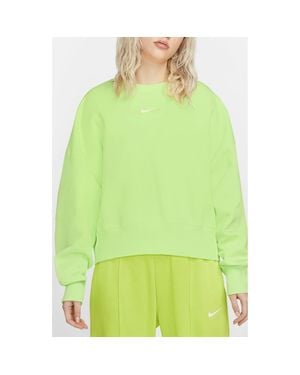 Nike Phoenix Fleece Crewneck Sweatshirt - Green