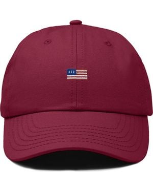 Alix Usa Flag Dad Cap - Red