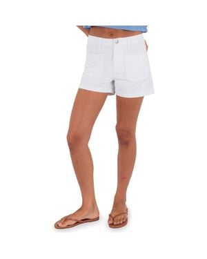 Hurley Horizon Patch Pocket Shorts - White