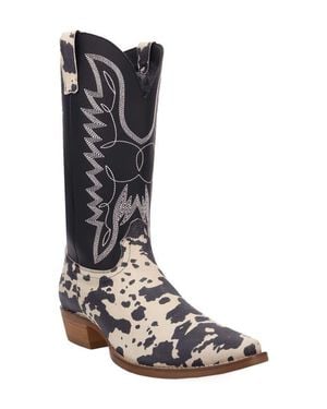 Dingo Bulls Eye Western Boot - Black