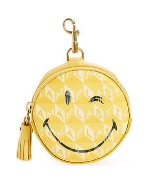 Anya Hindmarch Wink Canvas Earbud Pouch - Metallic