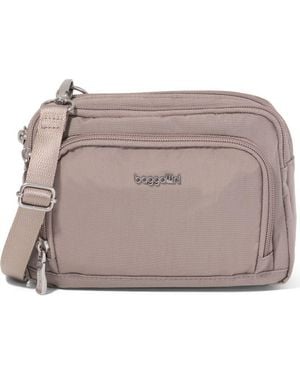 Baggallini Trifecta Crossbody Emf Blocking Pocket - Gray