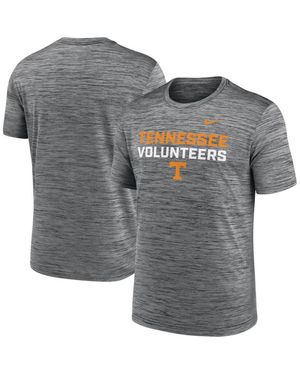 Nike Tennessee Volunteers Campus Center Stack Velocity Performance T-Shirt - Gray