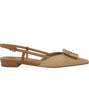 Madison Maison Sling Back Flat - Brown