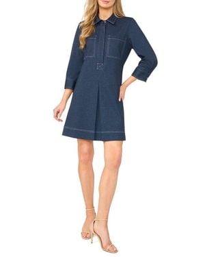 Halogen® Denim Dress - Blue