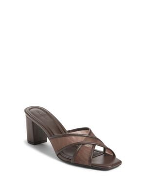 Open Edit Grady Heeled Sandal - Brown