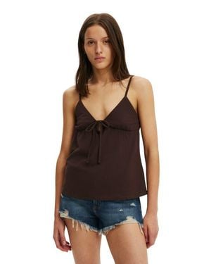 Cotton On Babydoll Cami - Black