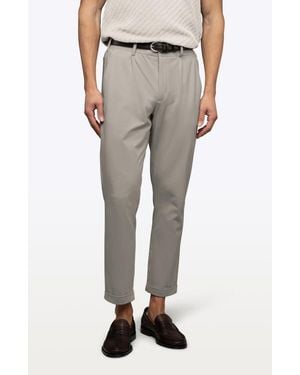 Cuts Soho Pleated Stretch Pants - Gray