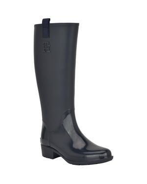 Tommy Hilfiger Karissa Pull On Rain Boots - Black