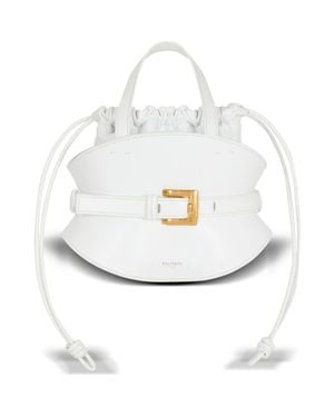 Balmain Shuffle Mini Bag - White