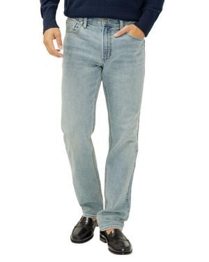 Silver Jeans Co. Eddie Athletic Fit Tapered Jeans - Blue