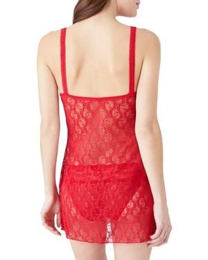 B.tempt'd Lace Kiss Chemise - Red