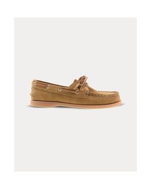 Fortela Sperry A/O 2 Eye Nabuck Boat Shoe - White