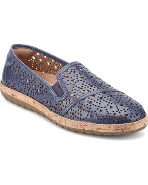 Earth Tomlyn Perforated Loafer - Blue