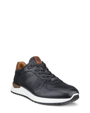 Ecco Astir Neo Leather Dress Sneaker - Black