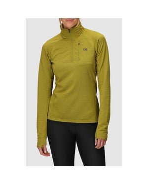 Outdoor Research Vigor Grid Fleece Quarter Zip - Green