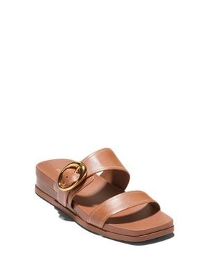 Cole Haan Oaklynn Wedge Sandal - Brown