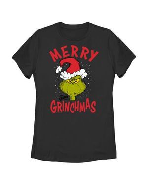 The Grinch Christmas Merry Grinchmas Graphic T-Shirt - Black