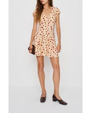 Reformation Olivia Fit & Flare Dress - White