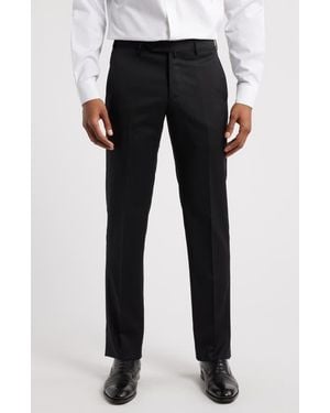 Zanella Parker Platinum Super 130's Gabardine Dress Pants - Black