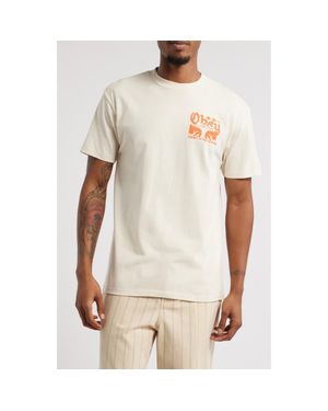 Obey Submit To The Rhythm Graphic T-Shirt - White