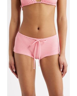 Bella Venice Belle Shortie Bikini Bottoms - Pink