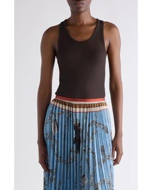 Acne Studios Fluid Rib Tank - Blue
