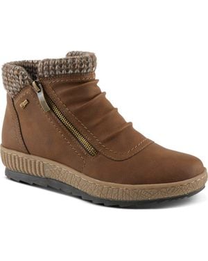 Spring Step Cleora Water Resistant Bootie - Brown