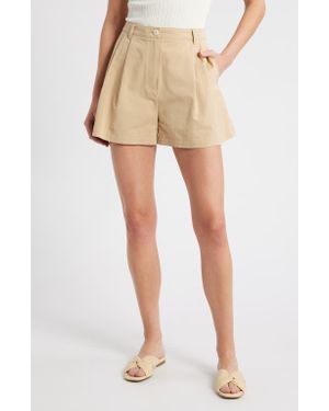Solid & Striped The Oceane High Waist Shorts - Natural