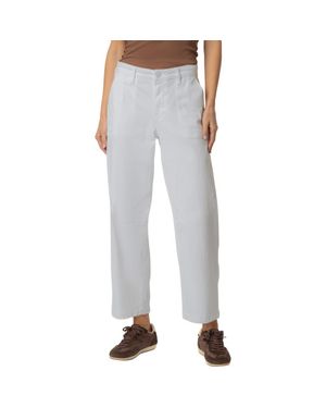 Kut From The Kloth Ashton High Waist Crop Barrel Jeans - Gray