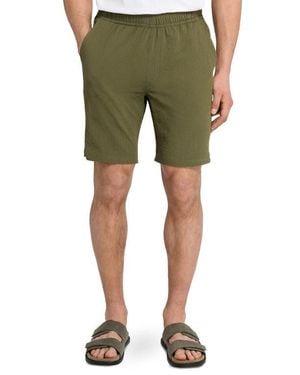W.r.k. Slim Fit Drawstring Seersucker Shorts - Green