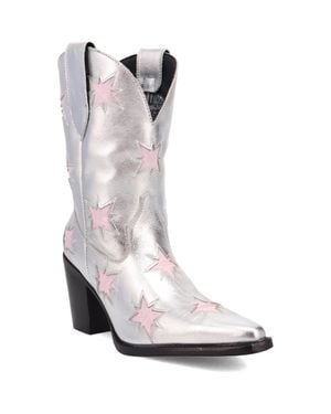 Dingo Starburst Western Boot - Metallic
