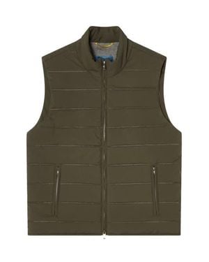 Robert Talbott Driver Quilted Vest - Green
