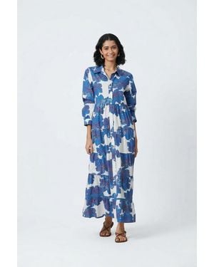 Ro's Garden Cc Jinette Maxi Dress - Blue