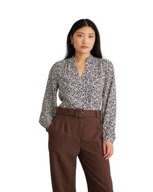 Hobbs Mila Blouse - Brown