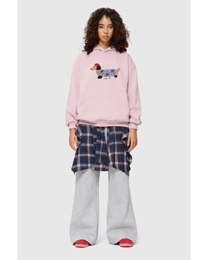 AELFRIC EDEN Cartoon Dachshund Hoodie - Pink