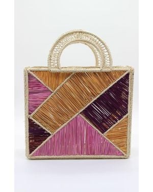 Amazónica Lineas Handbag - Pink