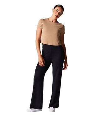 Tavi Cozy Luxe Wide Leg Pant - Natural