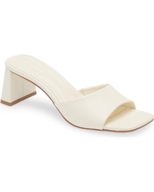 Open Edit Jaydin Slide Sandal - White