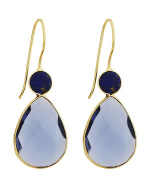 Panacea Teardrop Earrings - Blue
