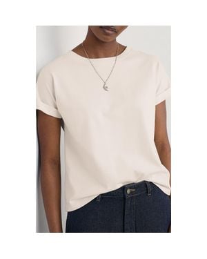 Seasalt Cornwall Porthzennor Organic Cotton T-Shirt - White