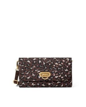 Baggallini Coastal Flip Lock Rfid Phone Wallet Crossbody Bag - Metallic