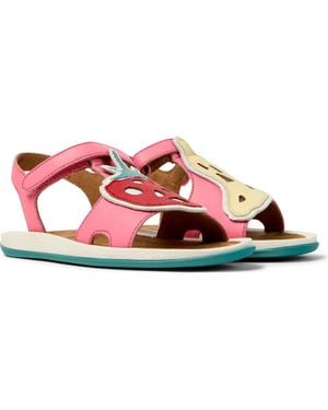 Camper Kids' Bicho Twins Mismatch Sandal - Pink