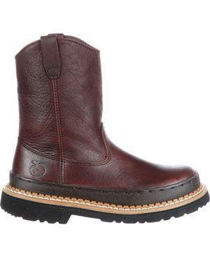 Georgia Boot Kids' Giant Wellington - Brown