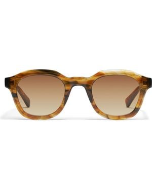 Quay Roll Film 47Mm Small Square Sunglasses - Brown