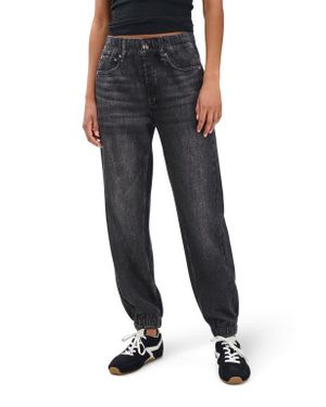 Rag & Bone Miramar Jogger Cotton Terry Sweatpant Jeans - Black