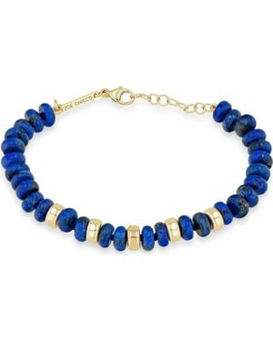 Zoe Chicco Lapis Lazuli Beaded Bracelet - Blue
